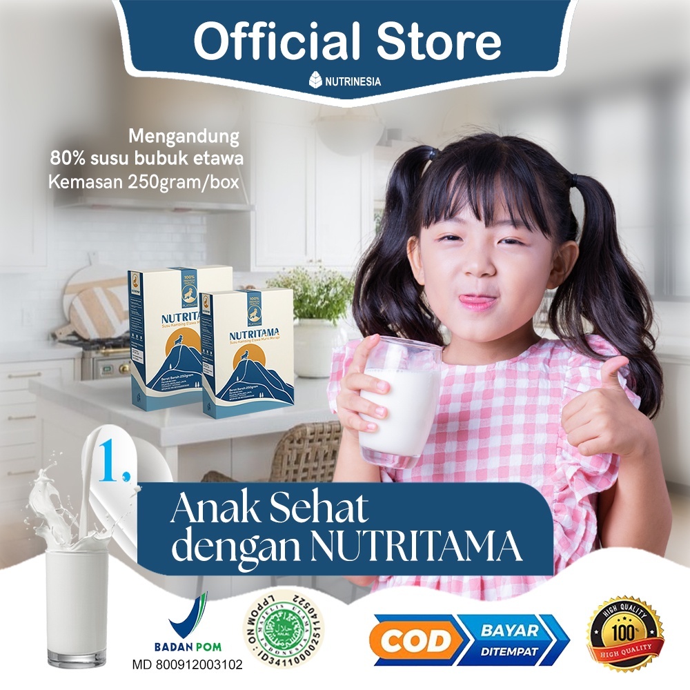 

Nutritama Susu Kambing Etawa Untuk Anak Anak segala usia