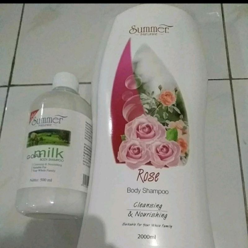 sabun mandi cair summer naturale body shampoo