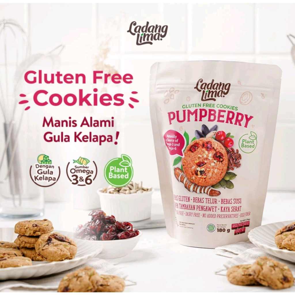 

Cookies Pumpberry 180 gr Gluten Free