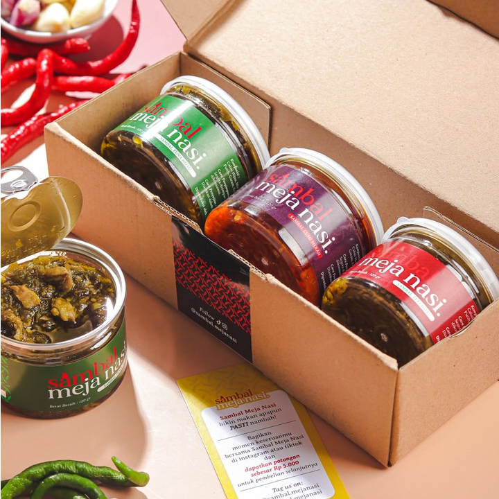 

Paket 2 Hijau 1 Merah Sambal Meja Nasi