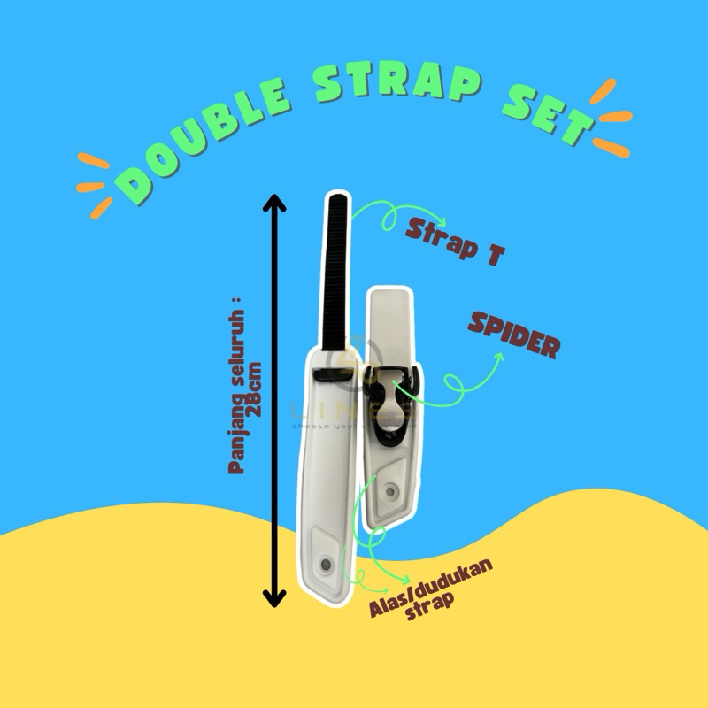 SEPATU RODA BUCKLE STRAP SEBA FR TALI STRAP SEPATU RODA INLINE SKATE