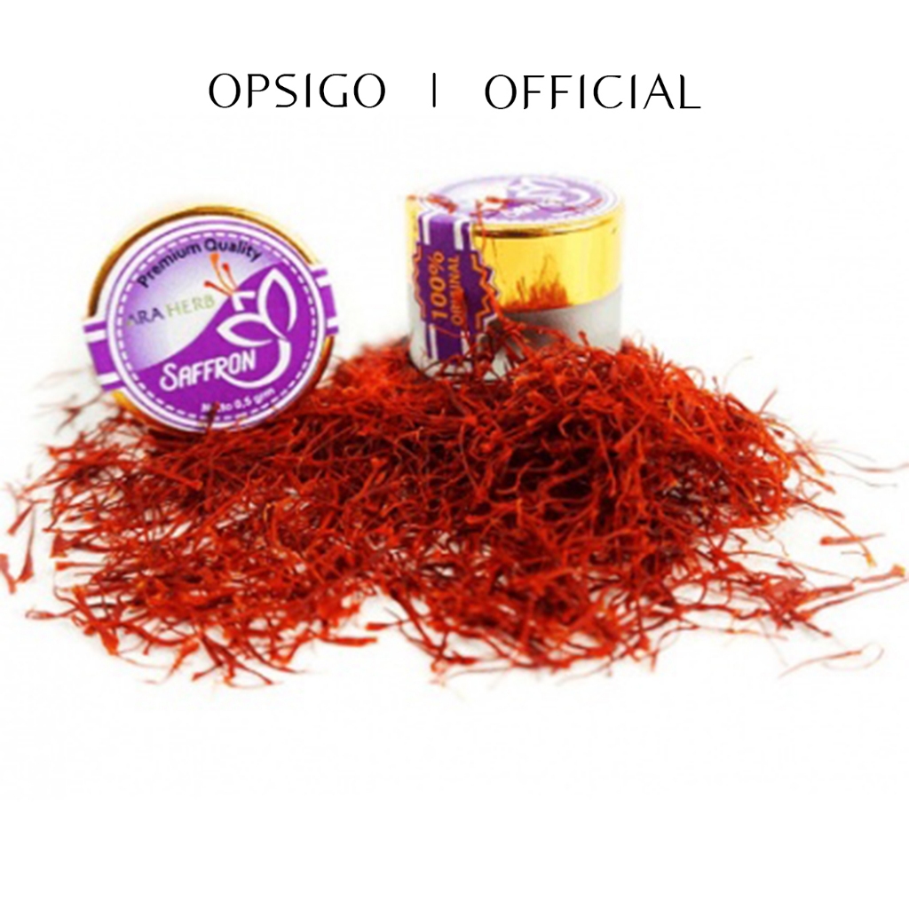

OPSIGO Saffron Original Segudang Manfaat 1 gr / Saffron/ Safron / GRATIS ONGKIR / PROMO COD BAYAR DITEMPAT