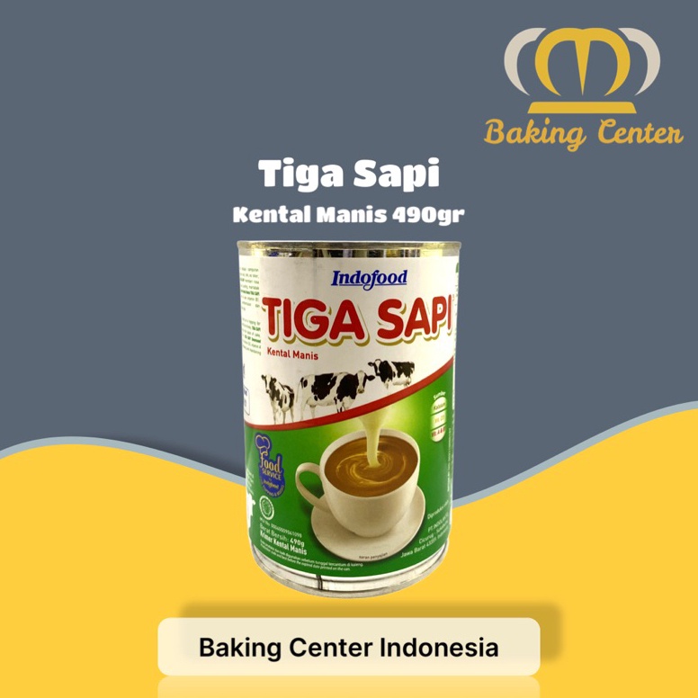 

[✫O24$] Tiga Sapi Susu Kental Manis 490gr Terlarizzz