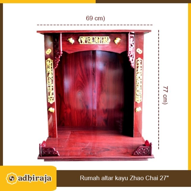 Tempat Altar Rumah Altar Meja Sembahyang Dewa Bahan Kayu 27 inci