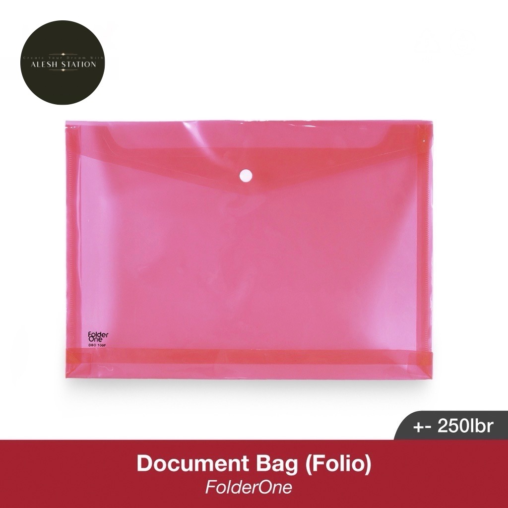 

Map kancing Folio F4 Folder one (12 Pcs) punggung