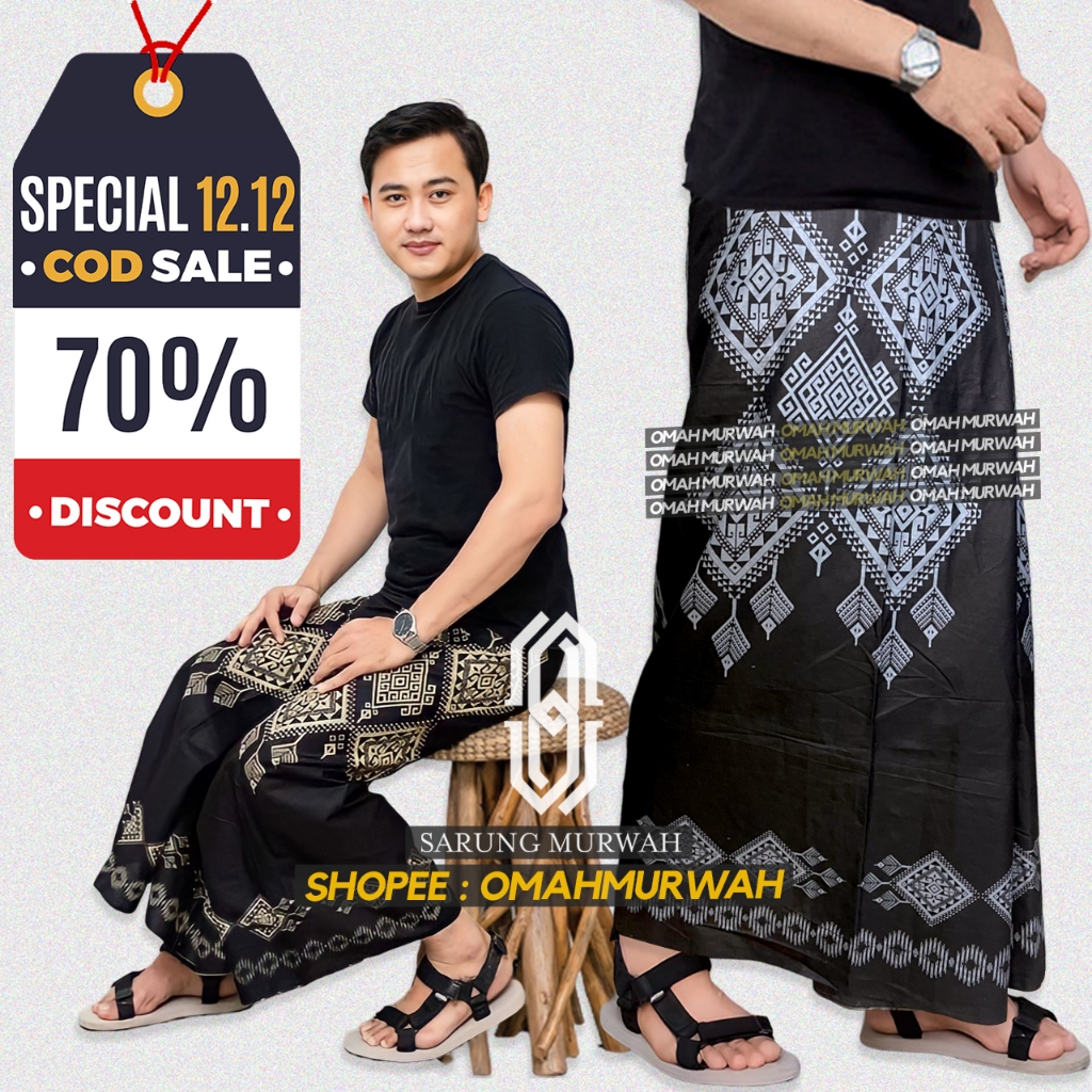[12.12] SARUNG JUMBO BATIK PALAIKAT MOTIF SHAFIIN PALEKAT PADUKA SANTRI SHOLAT BALIMUN SARANGTAWON TUMPAL JORDAN SARUNG PRIA EXCLUSIVE