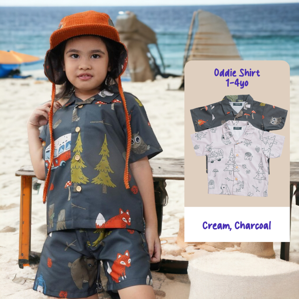 NICOLE & WEE - SOLERAM - Oddie Shirt - Baju Anak - Atasan Anak - Baju Murah