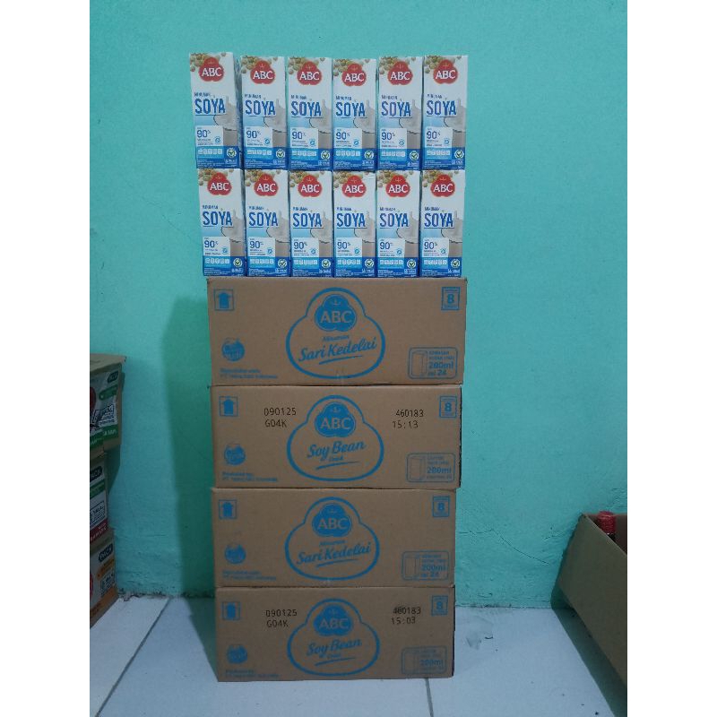

1 KARTON ABC SUSU SOYA PUTIH ISI 24 PCS UKURAN 200ML