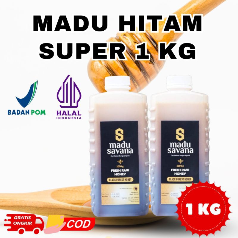 

Madu Hitam Asli Hutan Super 100% Asli
