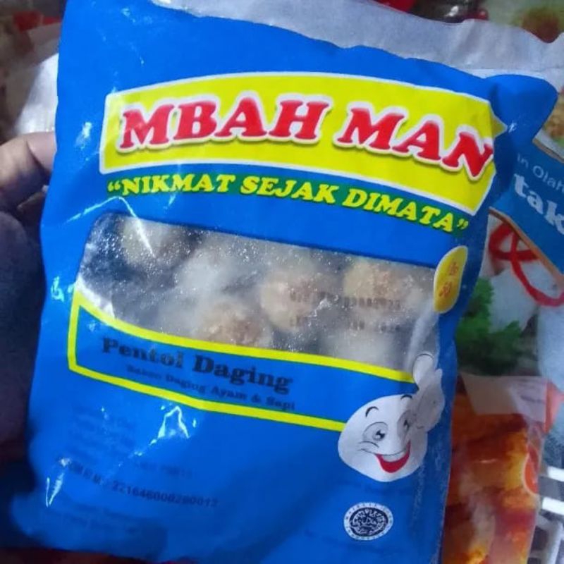 

Frozenfood /pentol daging/pentol Mbah Man/Nikmat sejak dimata