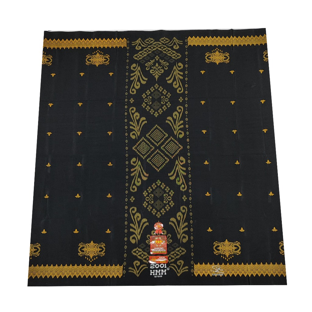 SARUNG HMM HITAM MOTIF WAYANG