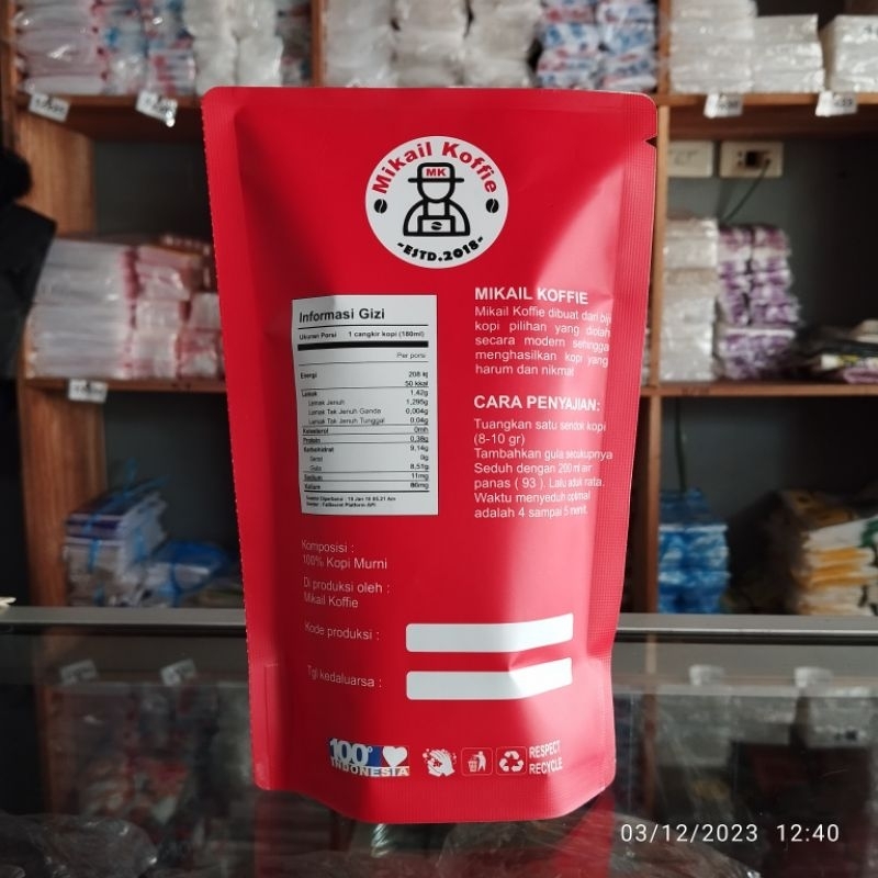 

Kopi Bubuk Petik Merah Robusta Lampung @200gr