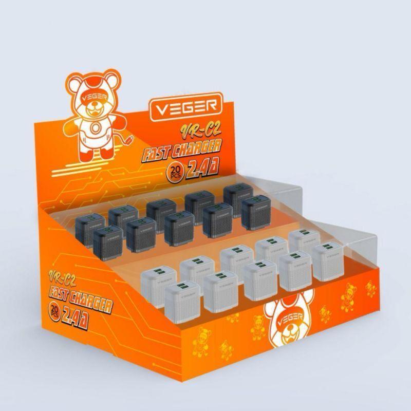 Veger Adaptor Charger Dual USB  - Adaptor Charger