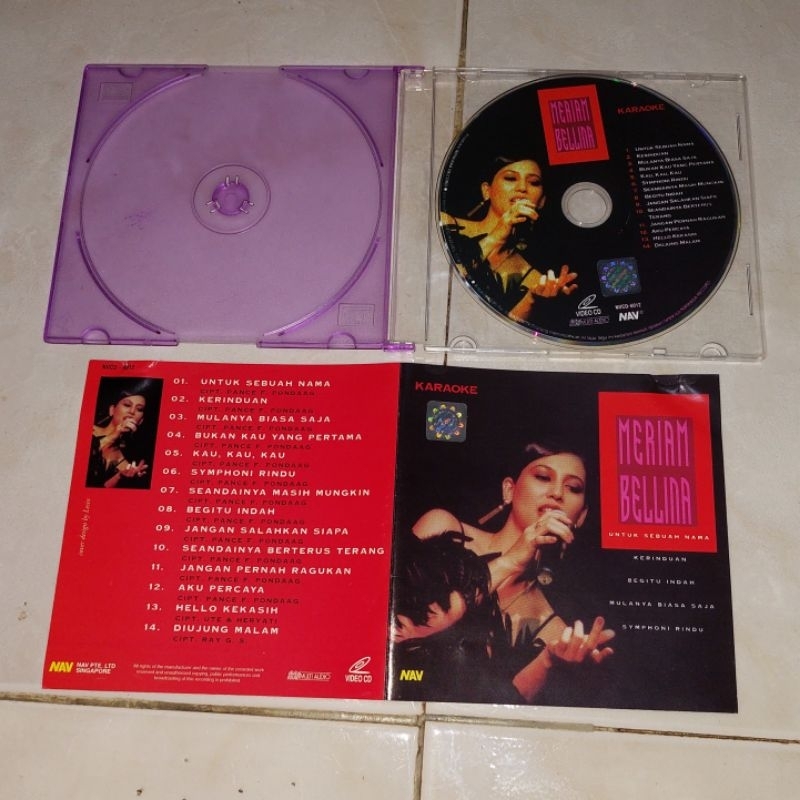vcd Indonesia Original MERIAM BELLINA-Untuk Sebuah Nama
