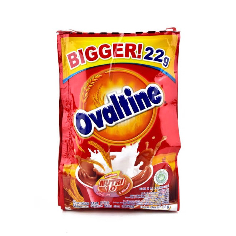 

Ovaltine 1 renteng 22gr (10 sachet)