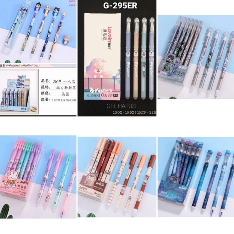 

Paling popular 12 Pcs/ 1 Lusin Bolpen/ Pulpen/ Pena Bisa Di Hapus Aodemei/ Premium ZHI XIN/ Refill Bolpen Hapus Cetek Cetekan BGS