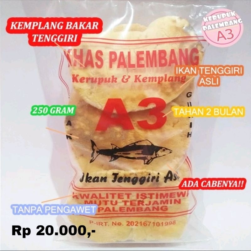 

KEMPLANG BAKAR TENGGIRI KHAS PALEMBANG