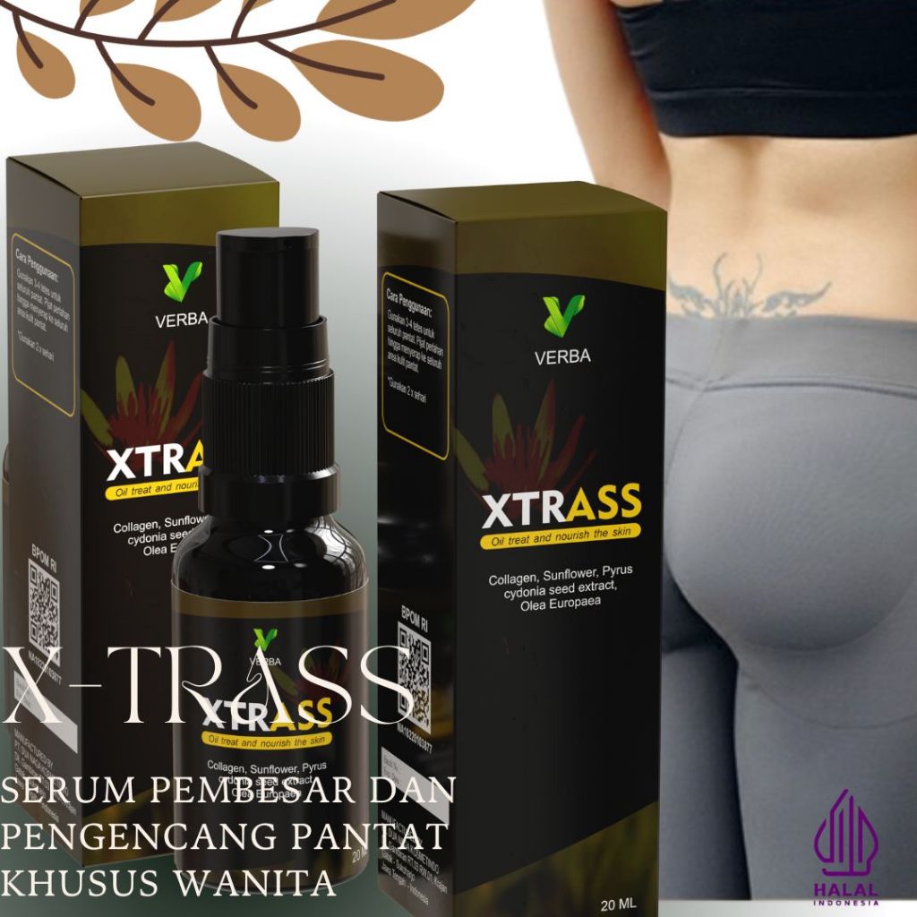 PROMO XTRASS SERUM PEMBESAR Pantat Bokong Permanen Ampuh BPOM - XTRASS Serum Oil OriginalXTRASS