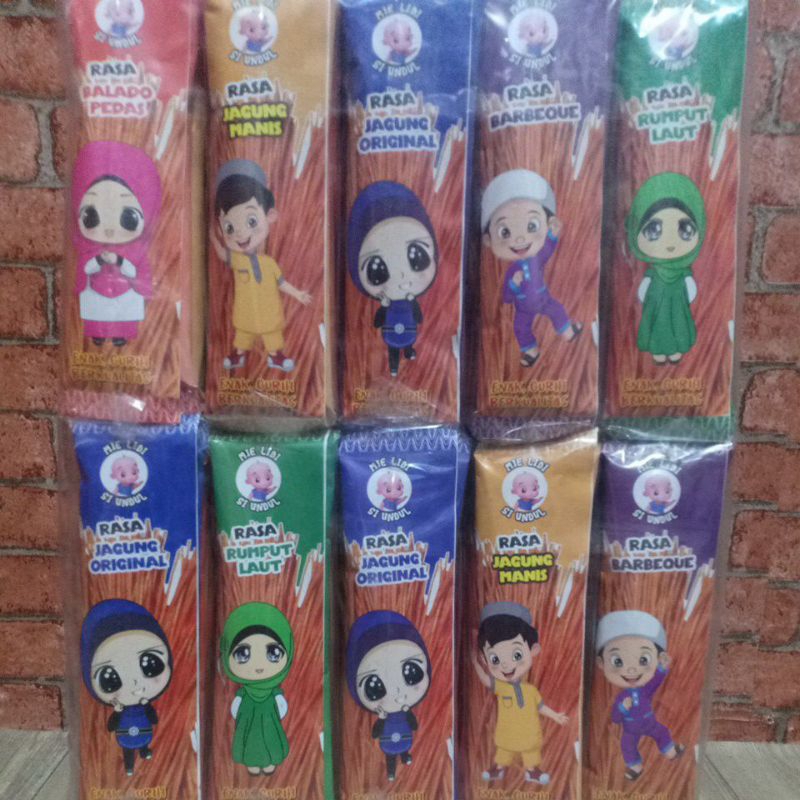 

mie lidi SI UNDUL 1 ball isi 100 pcs harga PROMO 60000..ECER 1000/pcs