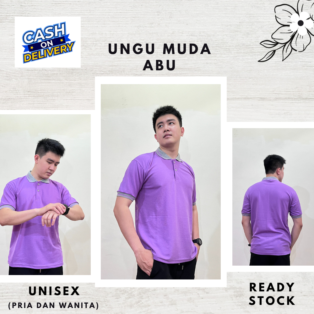 Baju Kerah Pendek | Kaos Kerah Pendek | Baju Kerah Pria | Kaos Kerah Pria | Wangky - Putih