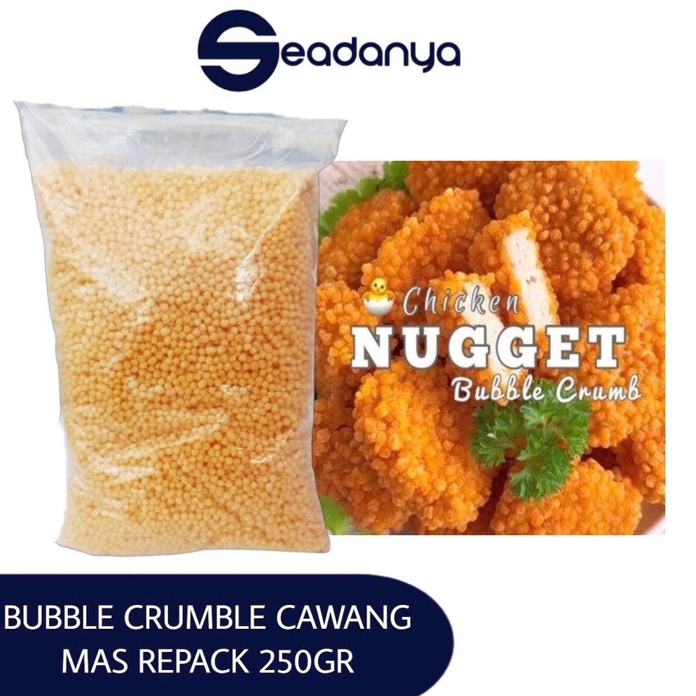 

Pr0duk BUBBLE CRUMB CAWANG MAS repack 250gr - Tepung roti crumble 250gr - Tepung nugget - rice crispy bubble crumb 250gr Banyak Dicari