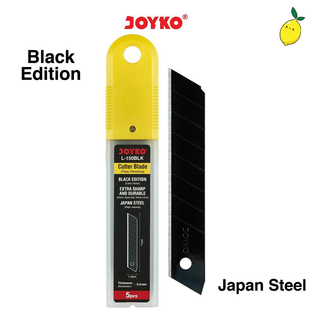 

Refill Cutter Blade / Isi Pisau Pemotong Joyko L-150BLK Isi 5pcs