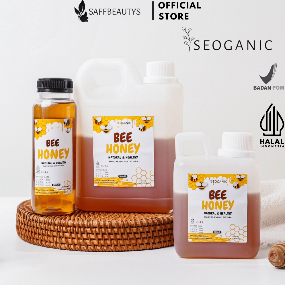 

Re4dy sto0ck Bee Honey - Madu Multiflora Asli Original 1kg HALAL & DINKES [166]