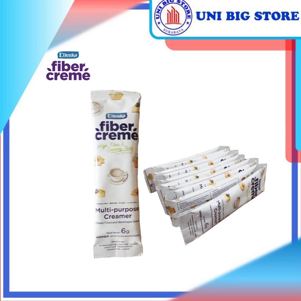 

[♾️Q33➤] Ellenka Fiber Creme Multi Purpose Creamer 6 gr 10 Sachets Krimer Susu Santan Bring it Now