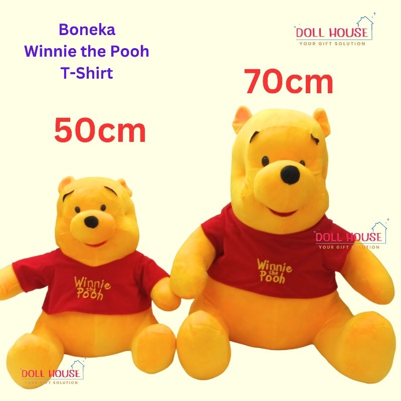 Boneka Winnie The Pooh / Boneka Pooh / Boneka Disney Pooh Gemoy 50cm
