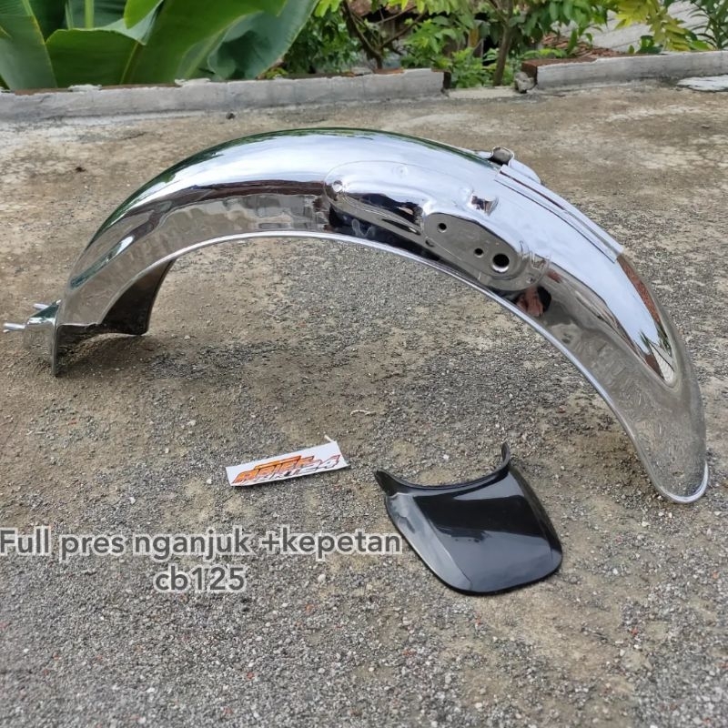 slebor belakang cb pres nganjuk crom cb125 original pres nganjuk crom