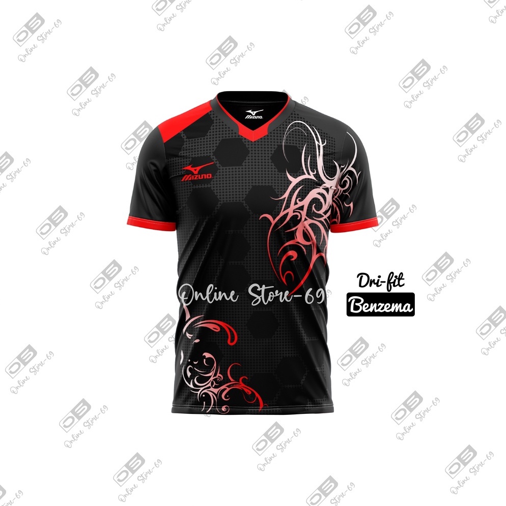 BOOMING BAJU VOLLY MIZUNO / SET SINGLET BADMINTON / JERSY VOLLI