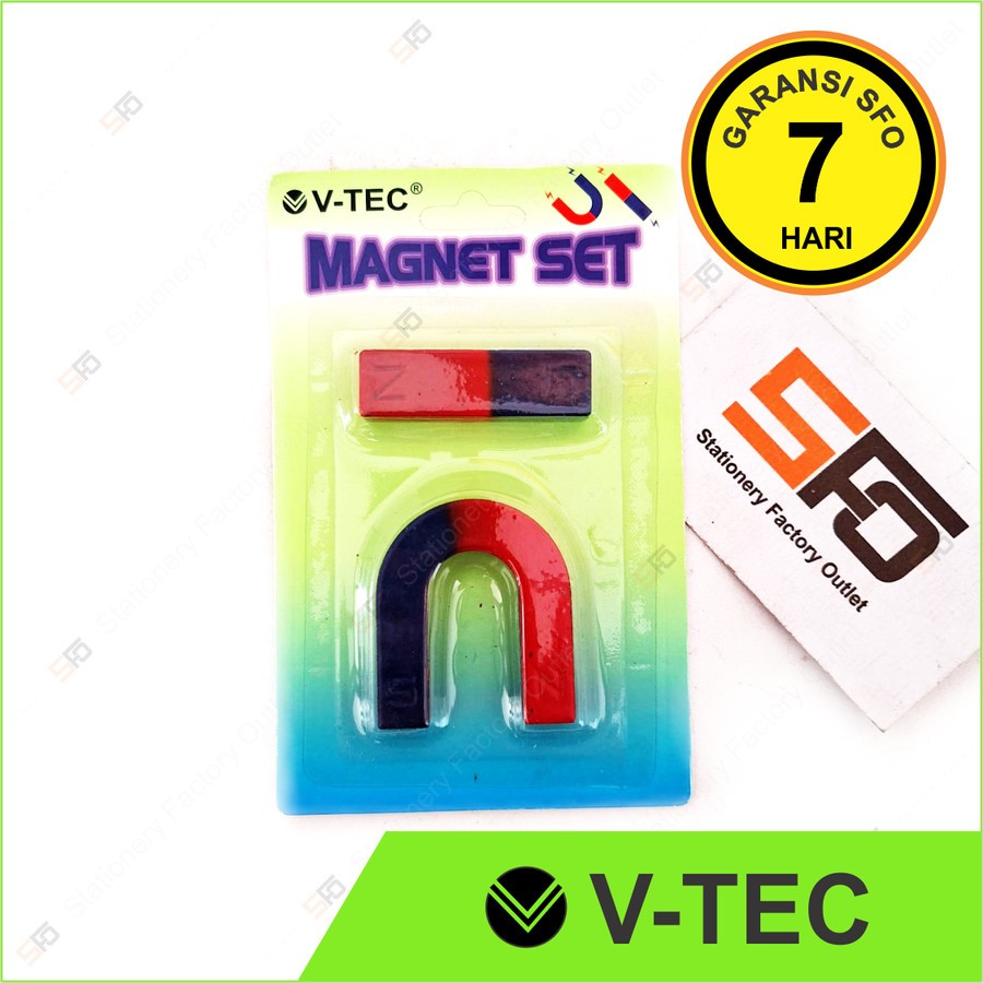 

Magnet Set Kecil V-Tec isi 2 - MS-8074S - Batang U Praktek Fisika Anak Sekolah - SFO Semarang Official