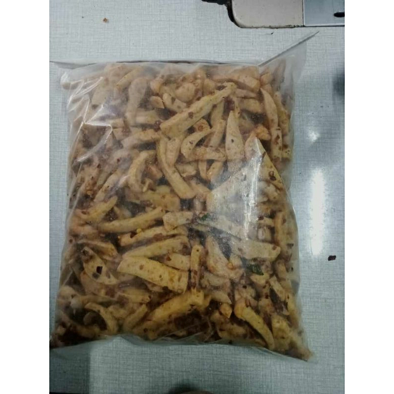 

basreng stik pedas sedang daun jeruk 1/2kg basreng kering pedas