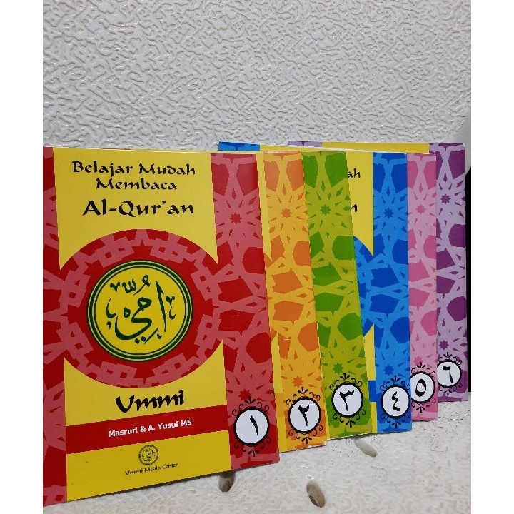 Lepaskan Potensi Anda 1 paket al'Qur'an belajar buku metode ummi jilid 1sampai6 ㅠ
