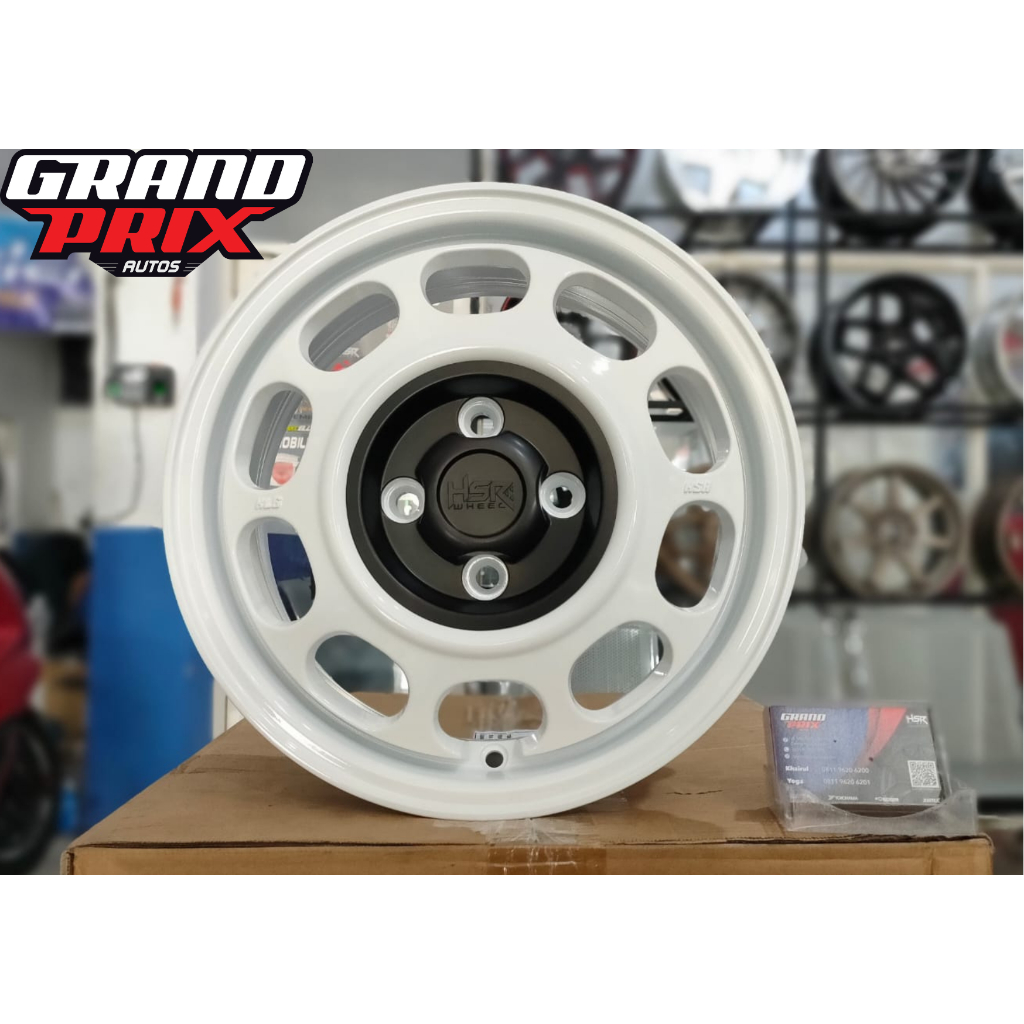 Ready Stok Velg Mobil Variasi R14 Hole 4X100 HSR KLG Warna Putih Corrola Classy Karimun Air Ev Atoz 