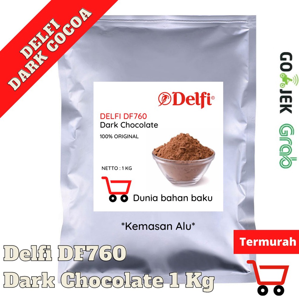 

IJPVQ COKLAT BUBUK DELFI DF760 COCOA POWDER 1KG | 100% ASLI cvqzt