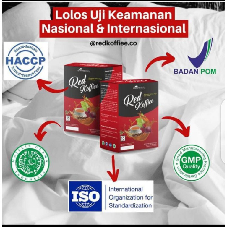 

N0GCF Kopi Merah Original Red Koffiee Herbal 1 box isi 10 sachet 79