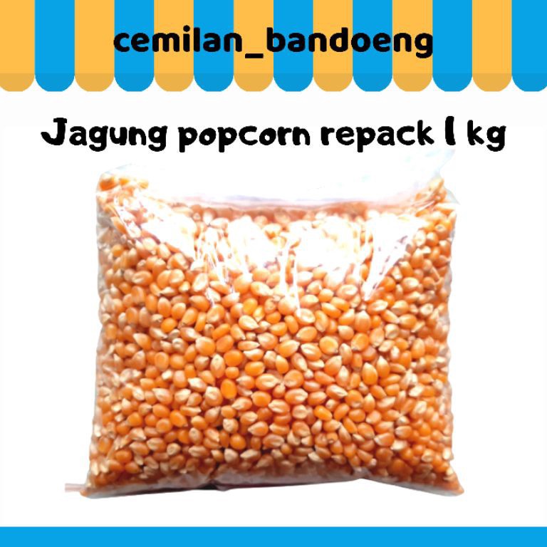 

[JH983] Jagung Popcorn Non GMO Mentah Butterfly 1kg EXP JUNI 2024 Bst Terlaris ✪ل͜