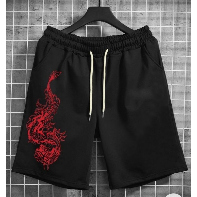 celana pendek celana santai RED DRAGON