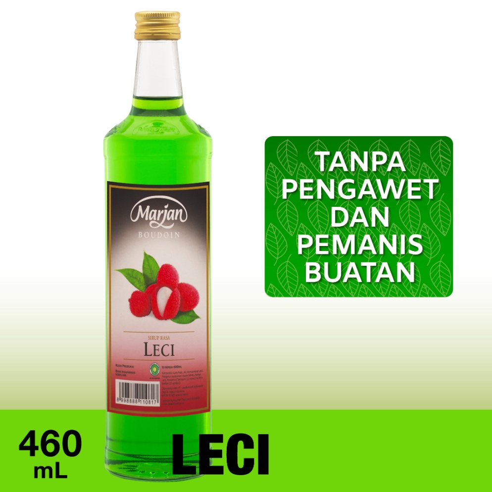 

Terkini✫ Marjan Boudoin Syrup Lychee 460ml Ready ～