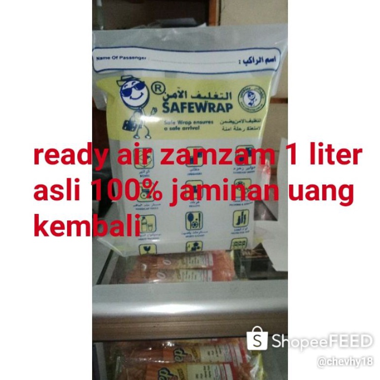 

Air zam zam 1 liter 100% asli 61