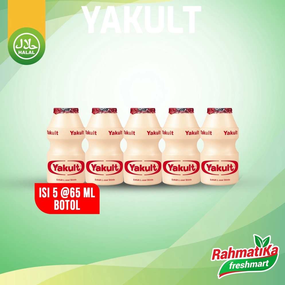 

NJP0T Yakult Isi 5 Botol @65 ml Terbatas