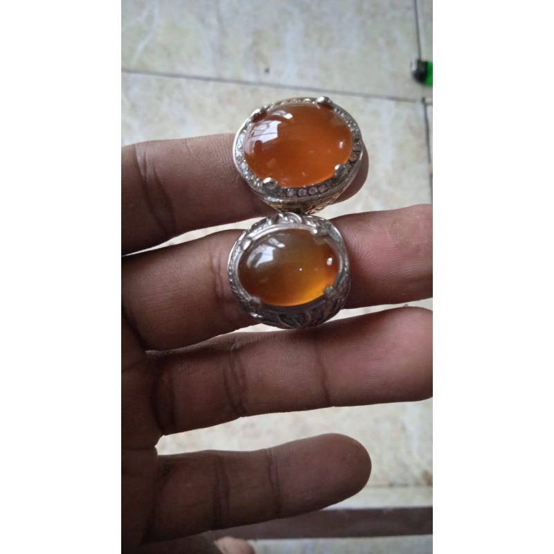 Cincin Batu Akik Sulaeman Madu