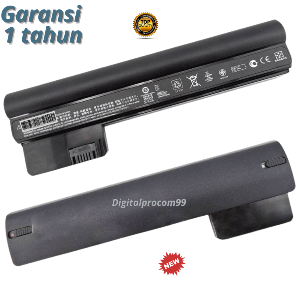 Baterai HP Mini 110-3003xx 110-3111 3000 CQ10 110-3128 03TY-HSTNN-ZB1T HSTNN-ZB1T 03TY-HSTNN-E04C HS