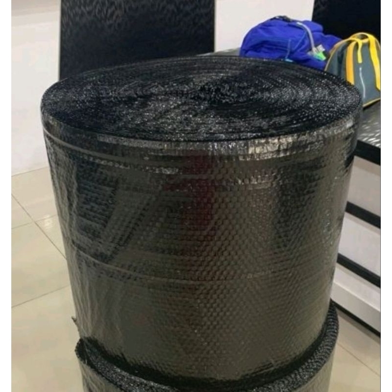 

Air bubble wrap HITAM 50cm x 100 meter Berat 3kg