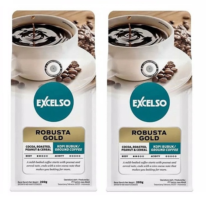 

[✷O9/] so Kopi Robusta Gold 200 gr x 2 Discount