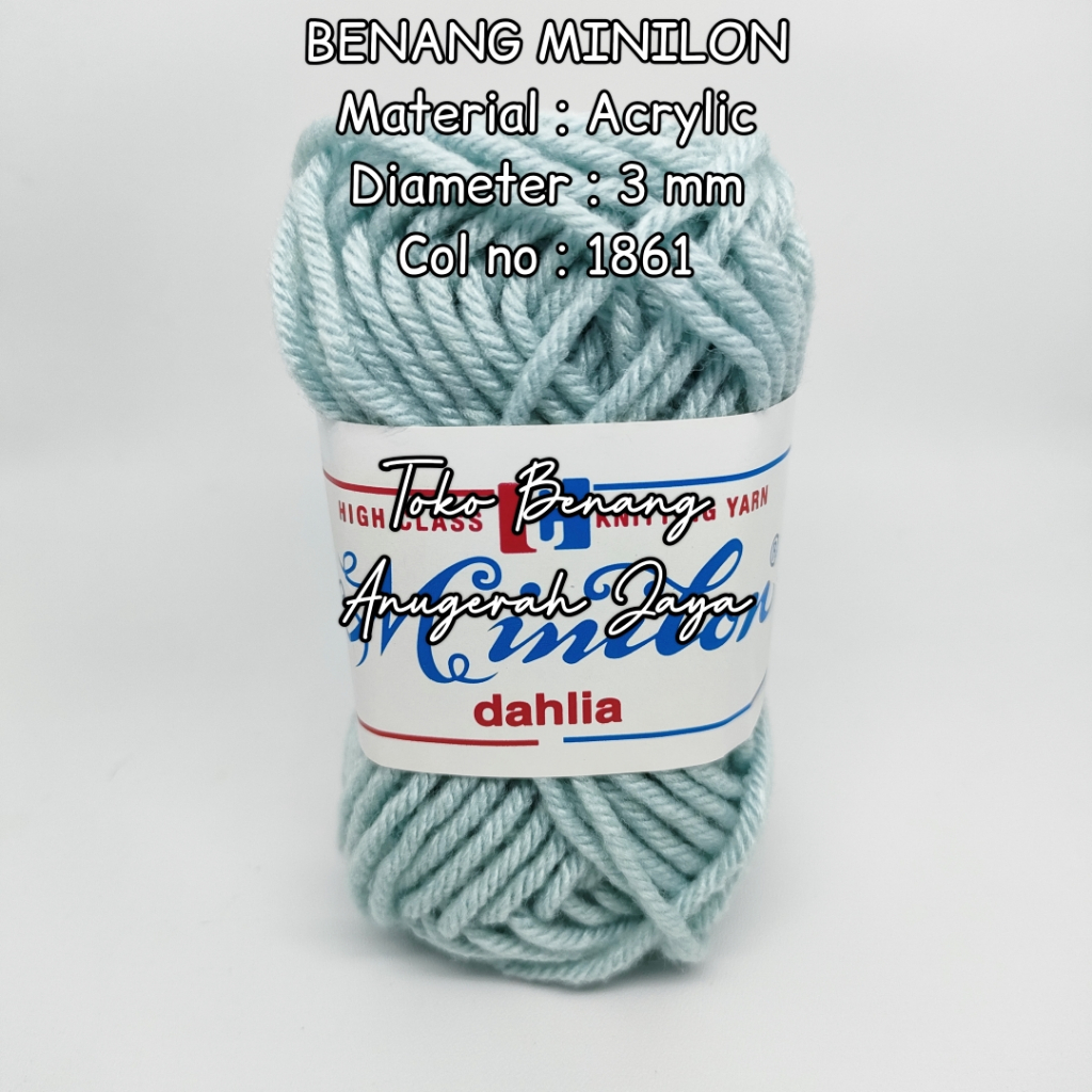 Benang Rajut Karpet / Benang Wol Besar / Benang Rajut Minilon No 1861