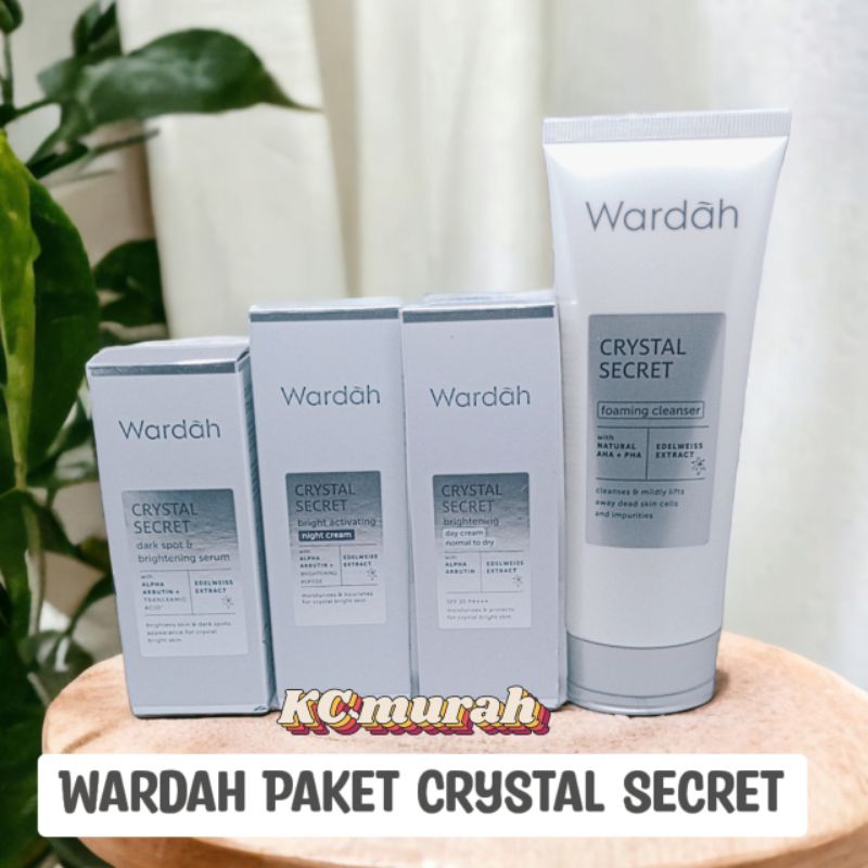 PAKET Wardah Crystal Secret 4in1 / 3in1