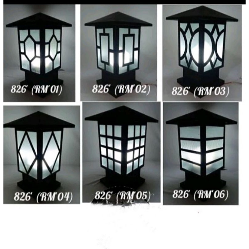 Lampu pilar pagar/lampu hias taman