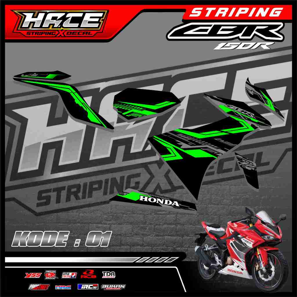 STICKER STRIPING CBR 150R FACELIFT 2023 - STRIPING CBR 150R FACELIFT 2023 PREMIUM 01